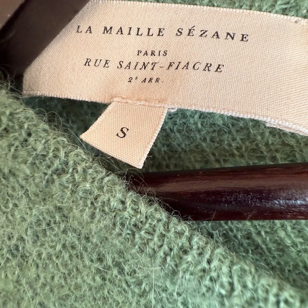 Sezane Green Cardigan - Picture 7 of 7